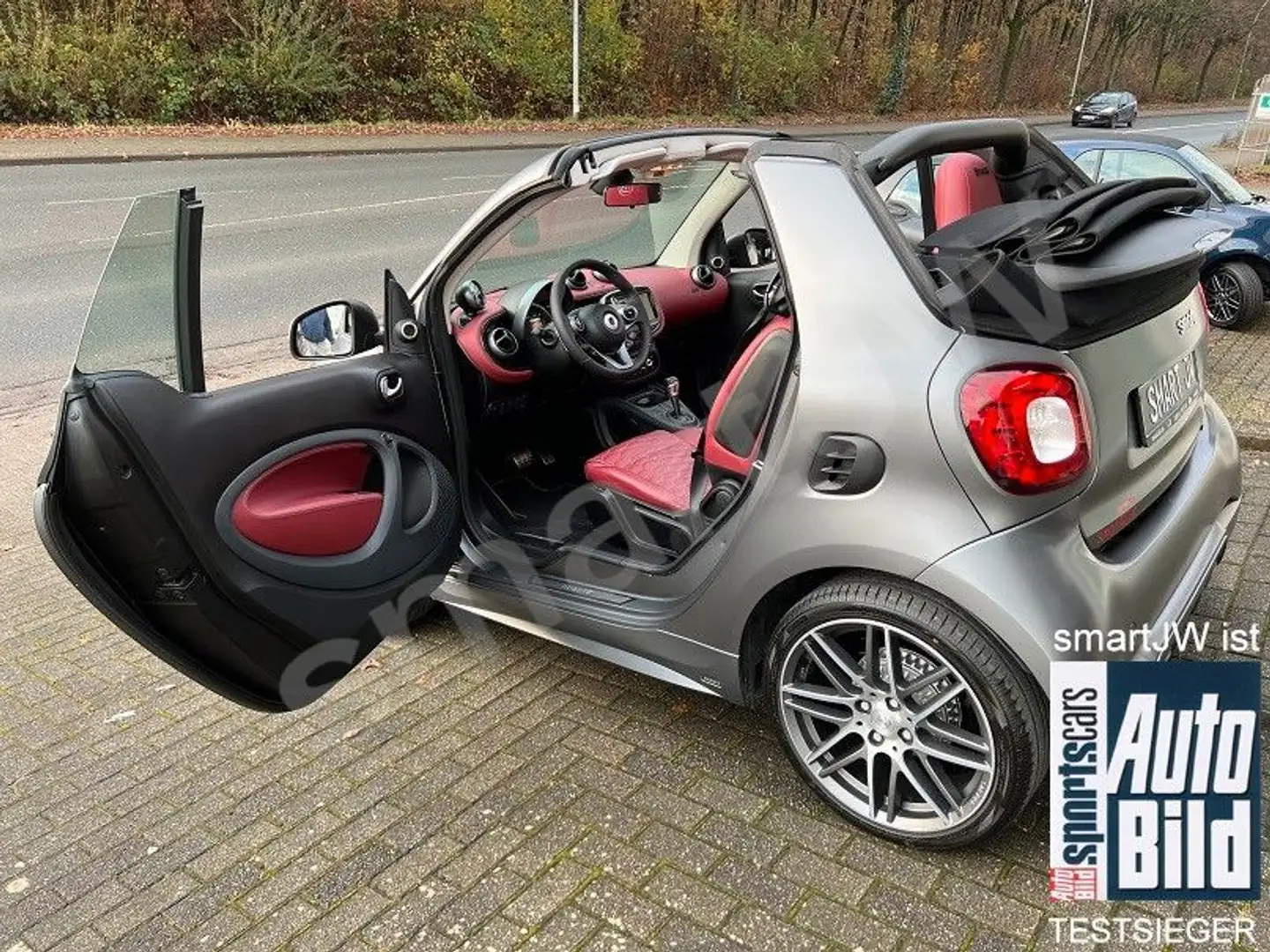 smart forTwo BRABUS Xclusive 109/122 PS Tailor Made Leder rot Grau - 1