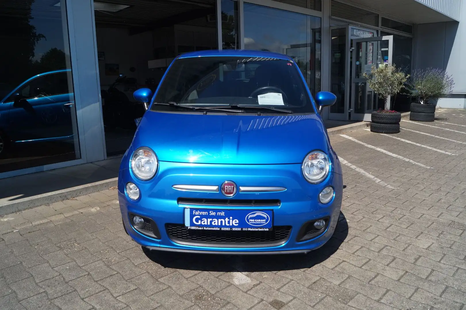 Fiat 500 S Digitacho*Sportsitze*Klima Blauw - 2