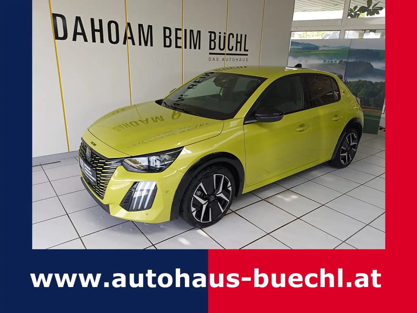 Peugeot 208 Hybrid 145 e-DCS6 GT Gelb - 1