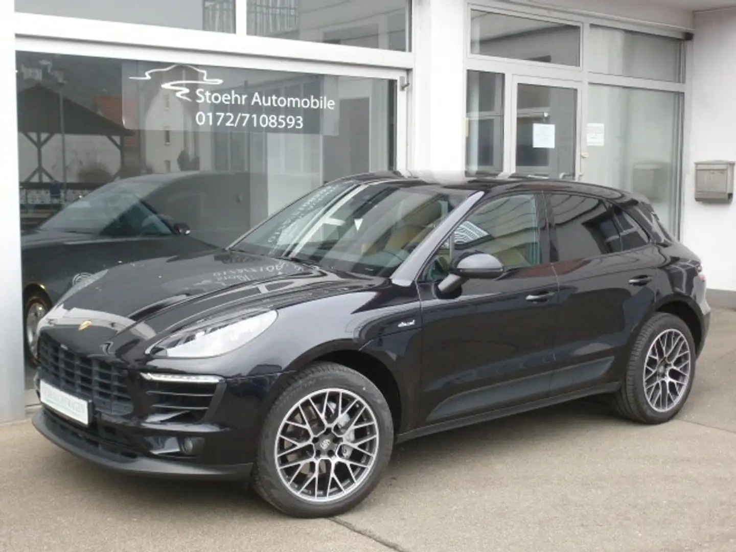 Porsche Macan S Diesel 1.HD Pano Xenon Alcantara Beige TOP Noir - 1