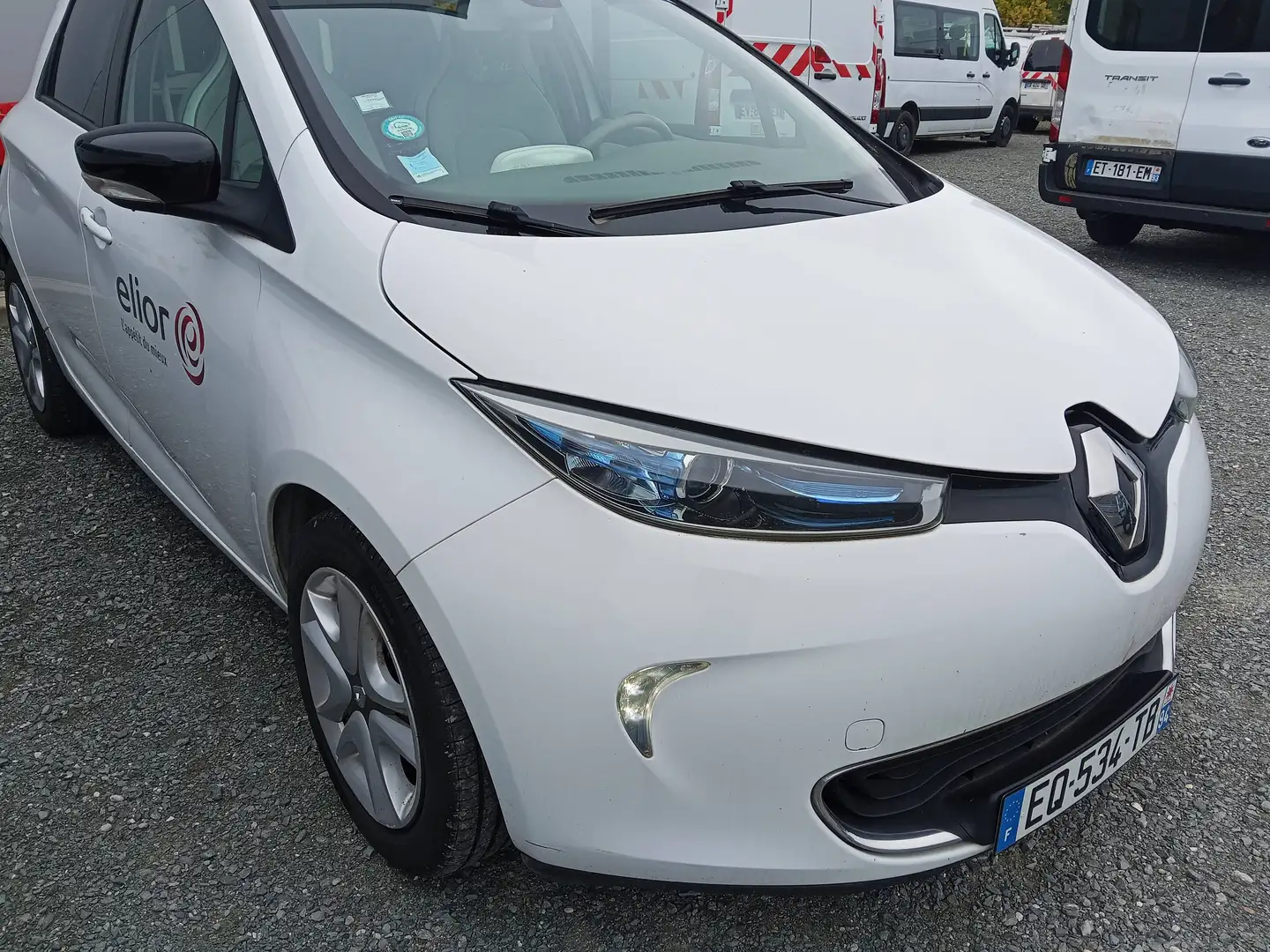 Renault ZOE zen sté 41kw Blanc - 2