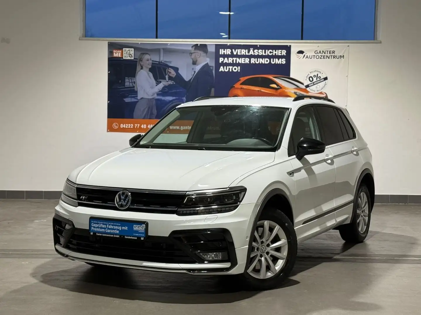 Volkswagen Tiguan Highline 2.0 TDI 4Motion R-Line AHK+APP Blanc - 1