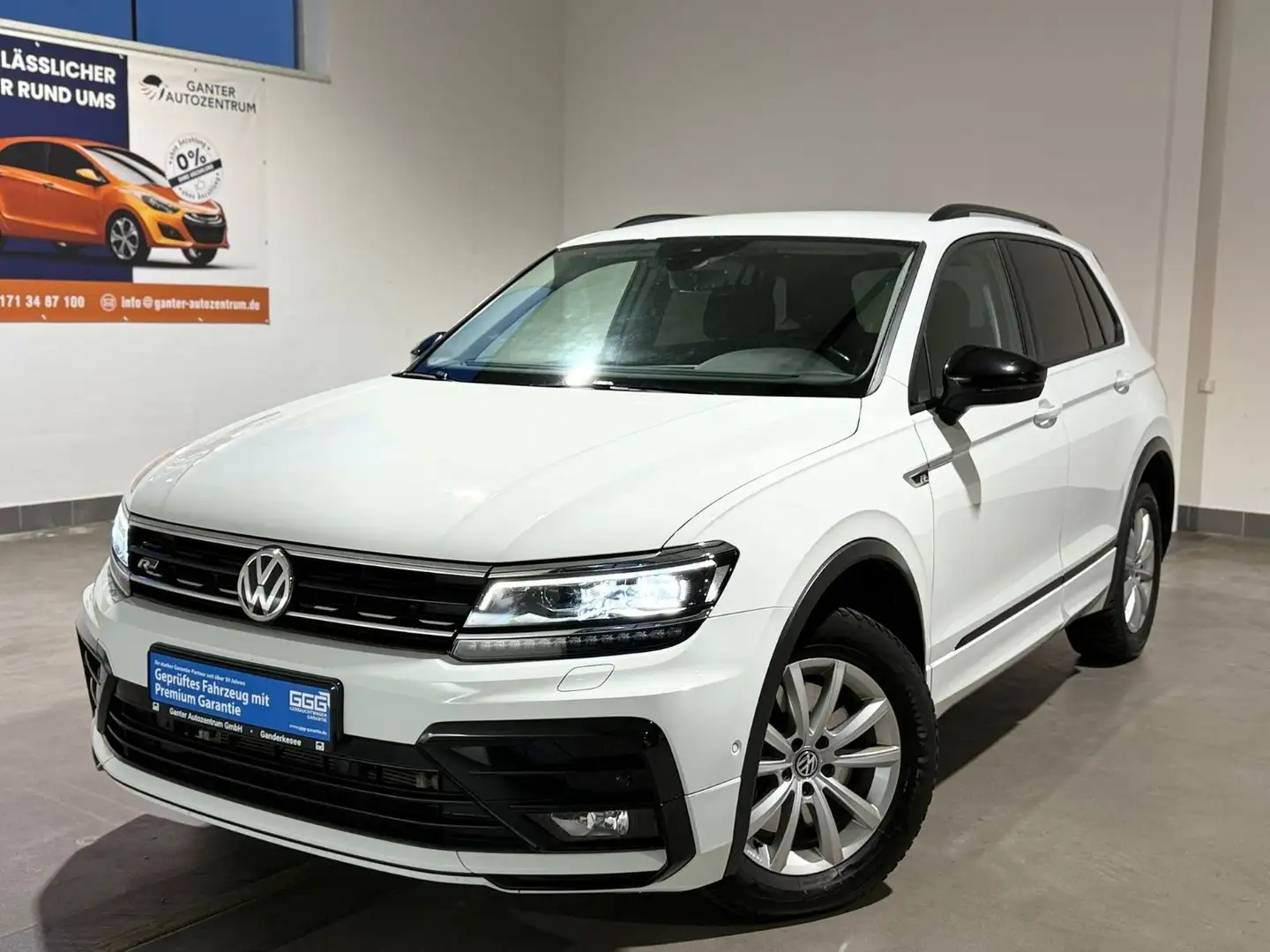 Volkswagen Tiguan Highline 2.0 TDI 4Motion R-Line AHK+APP Blanc - 2