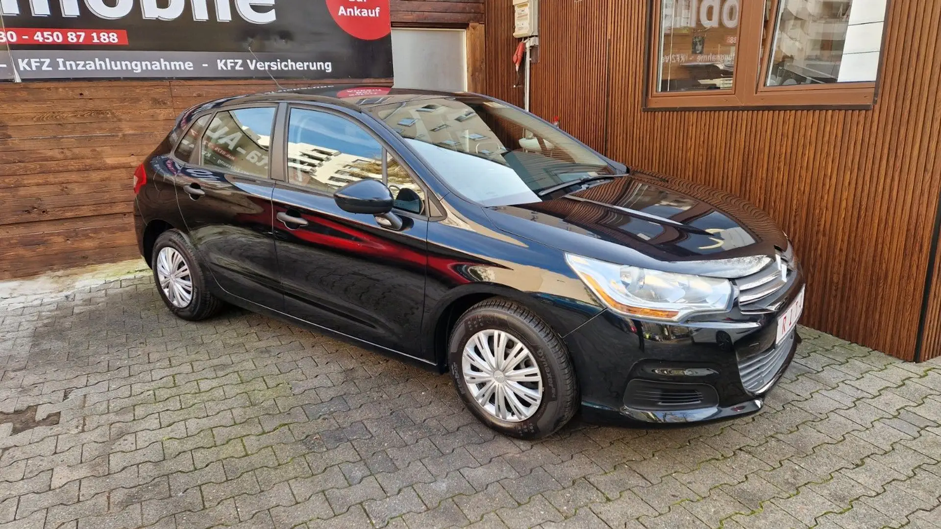 Citroen C4 Klima, Tempomat, Tüv Neu, 1 Hand Schwarz - 2