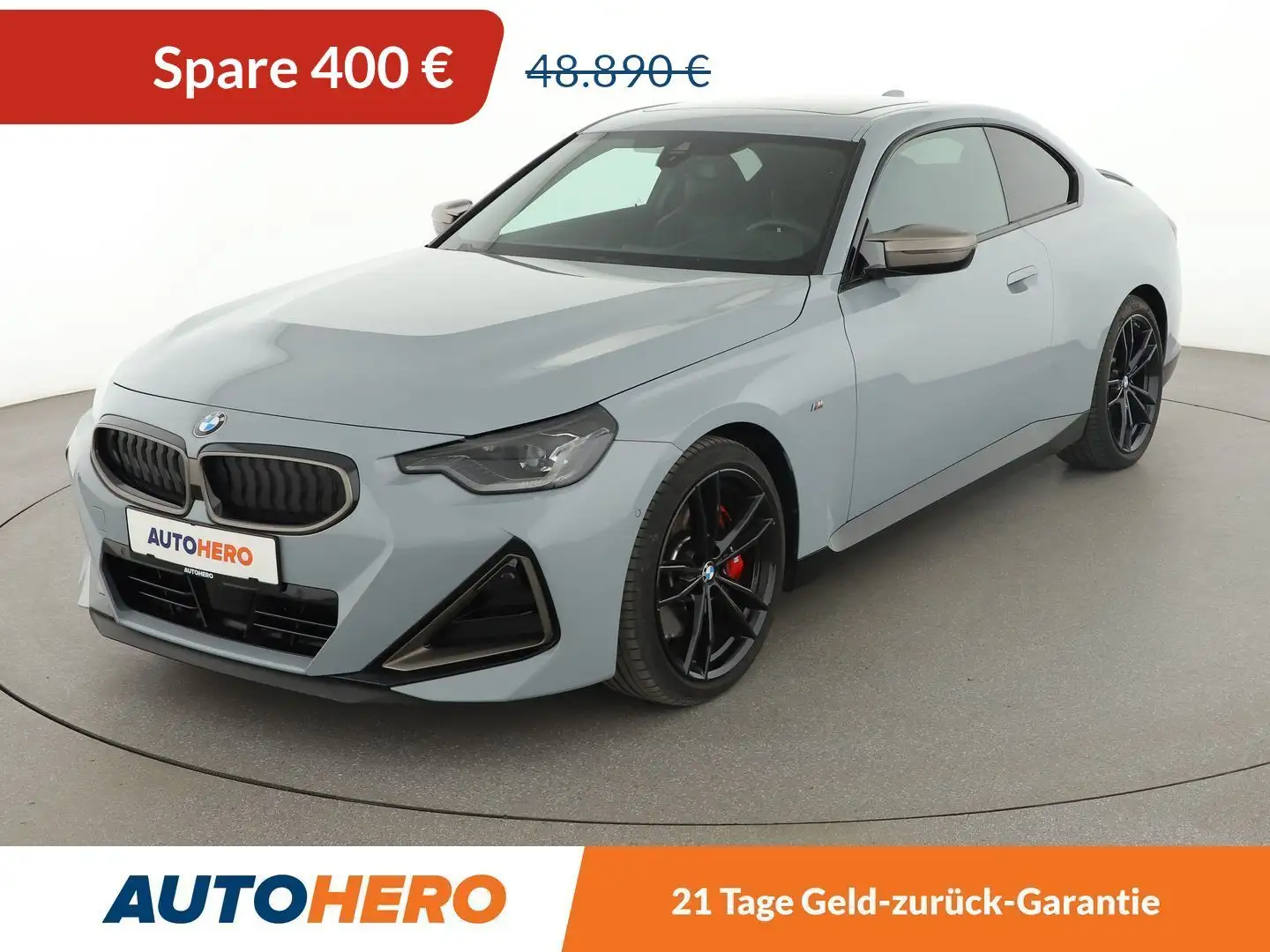 BMW M2 M240i xDrive Aut.*NAVI*HUD*LED*ACC*CAM*PLA* Grigio - 1