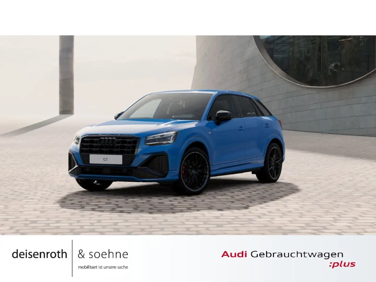 Audi Q2 S line 35 TFSI S-tronic Matrix/19''/sonos/Nav/ASI/ Bleu - 1