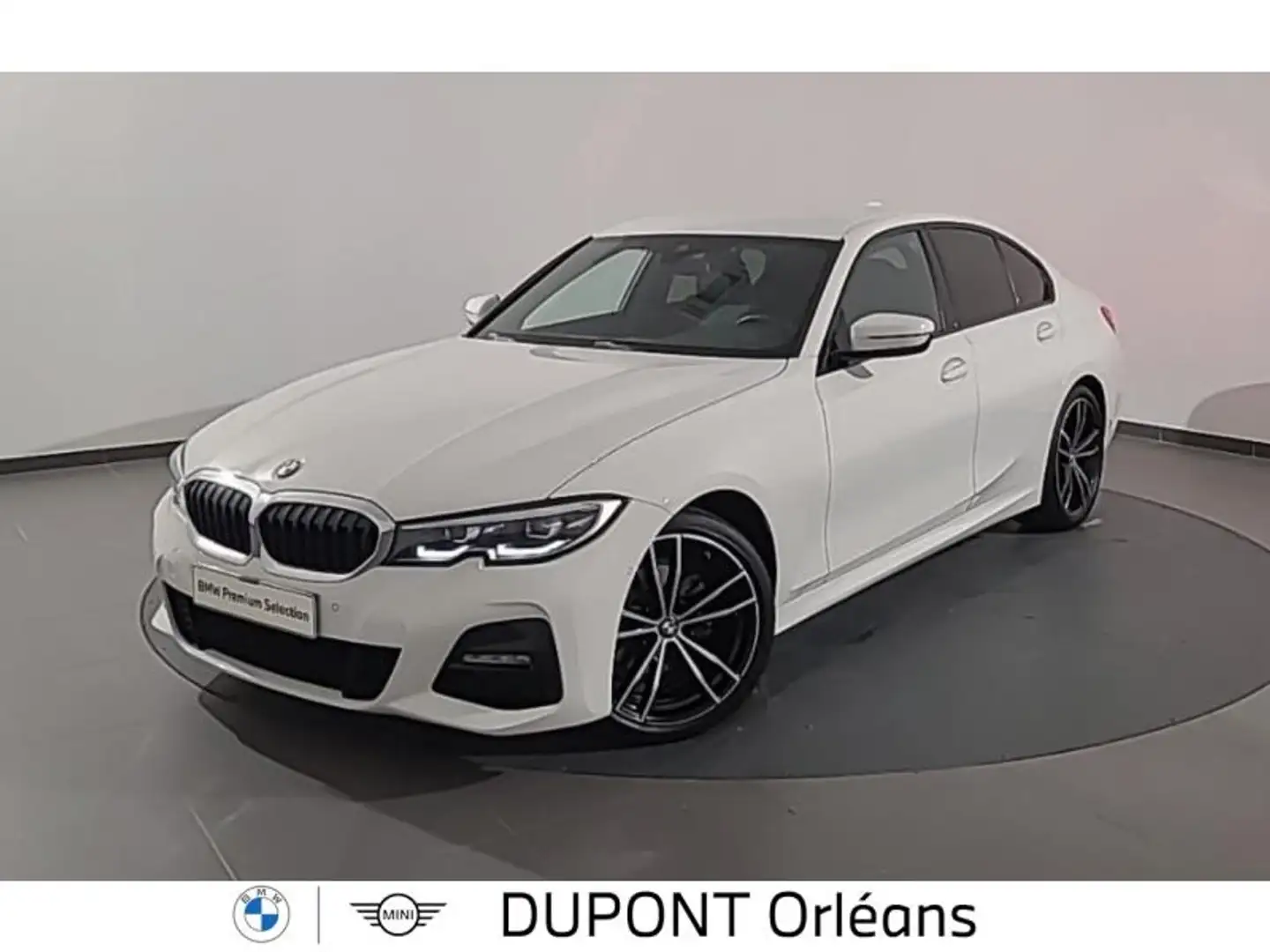 BMW 320 320dA MH 190ch M Sport Blanc - 1
