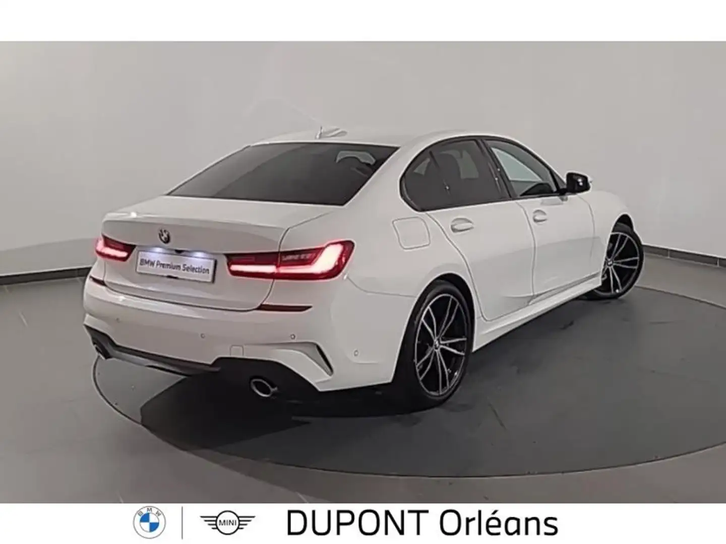BMW 320 320dA MH 190ch M Sport Blanc - 2