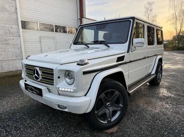 Mercedes-Benz G 350 G 350 CDi Designo Pearlwhite / Red Inter Roof Top