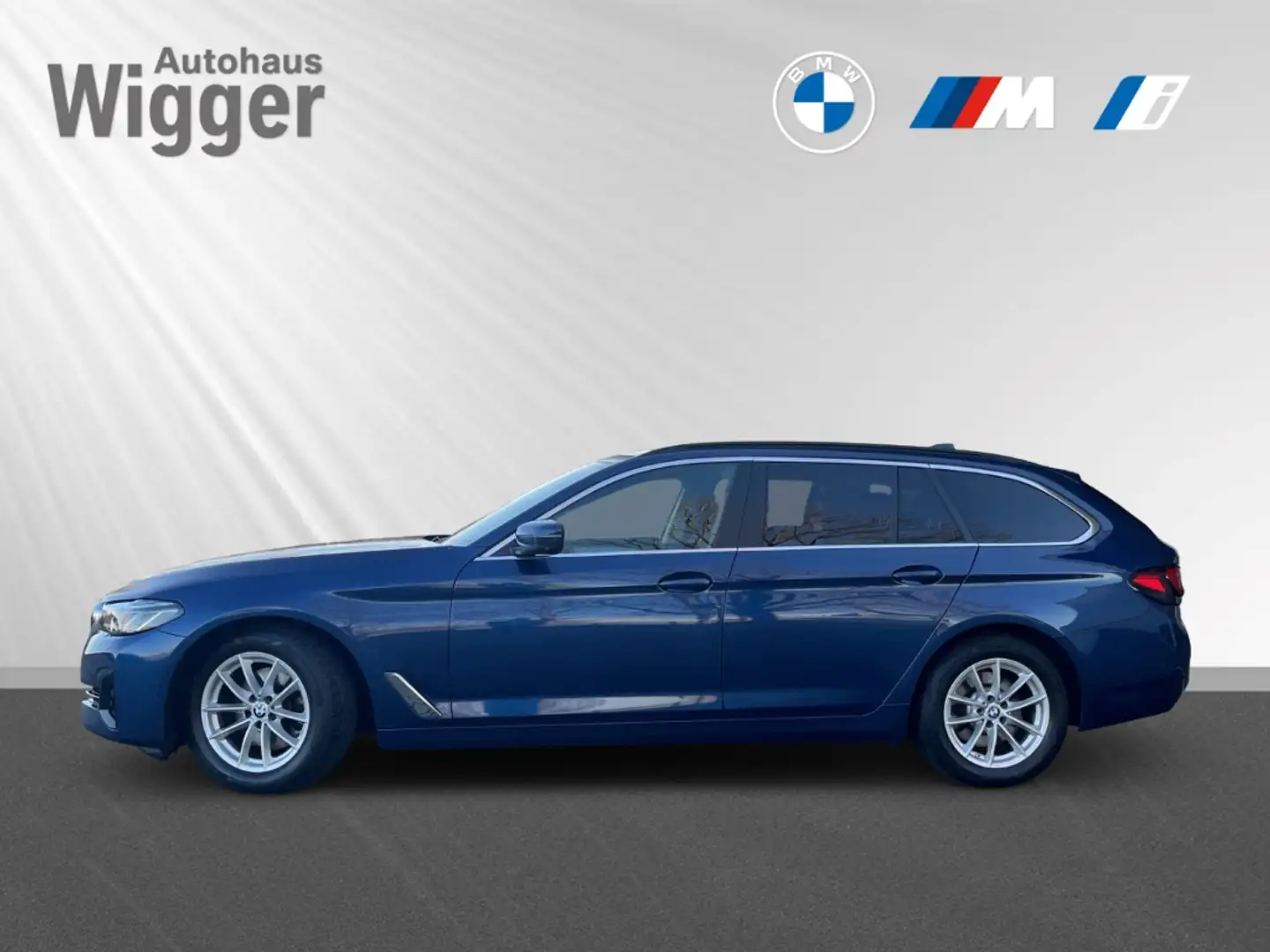 BMW 520 d touring/HUD/StandHZG/Navigation/360 Kamera Blu/Azzurro - 2