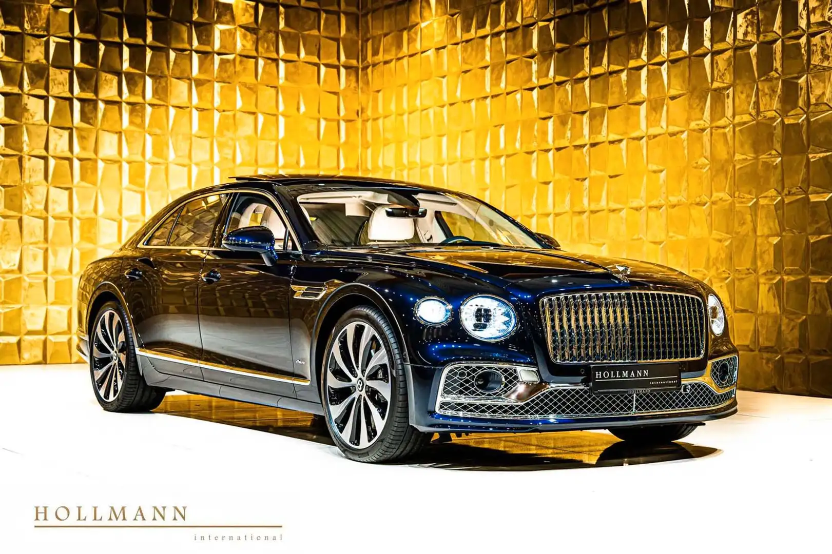 Bentley Flying Spur AZURE V8 + NAIM + ROTATING DISPLAY Синий - 1