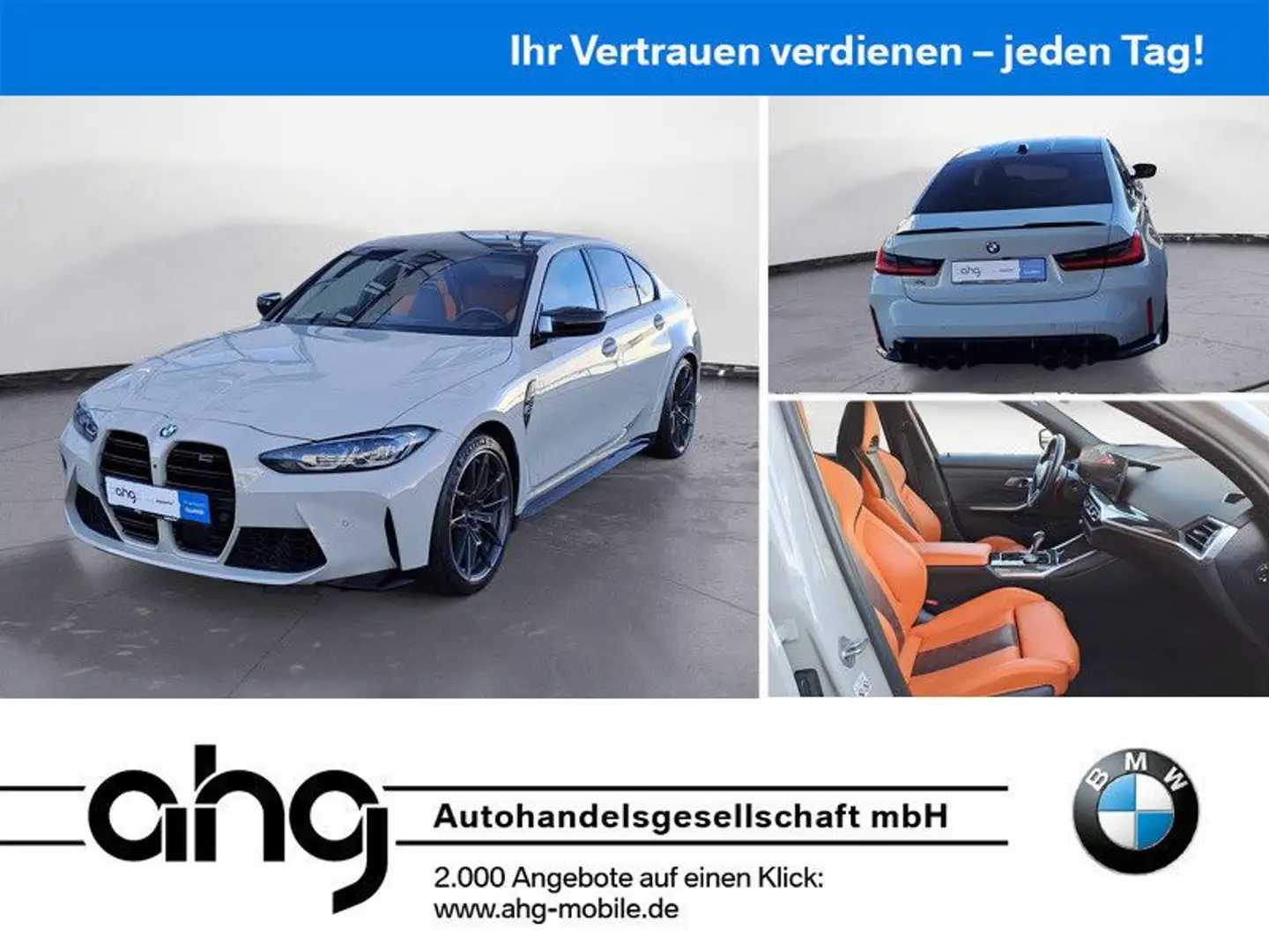 BMW M3 Competion M xDrive Sonderlack Kreide Innovati Weiß - 1