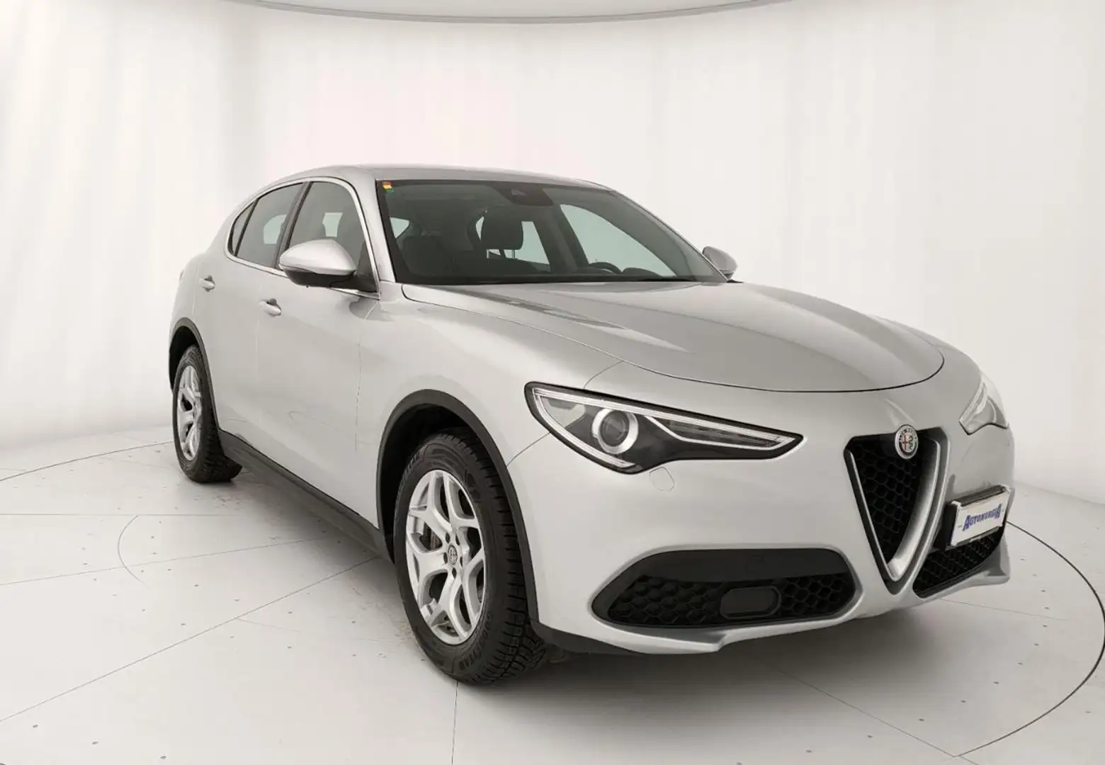 Alfa Romeo Stelvio 2.2 Turbodiesel 190 CV AT8 Q4 Business Grigio - 1