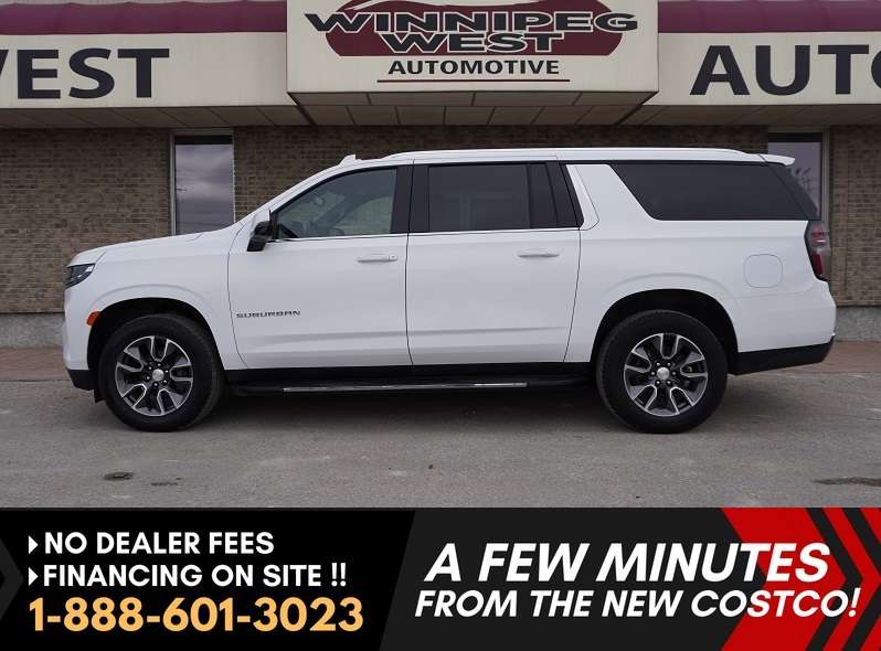 White 2023 Chevrolet Suburban SUV / Crossover Four-Wheel Drive Automatic