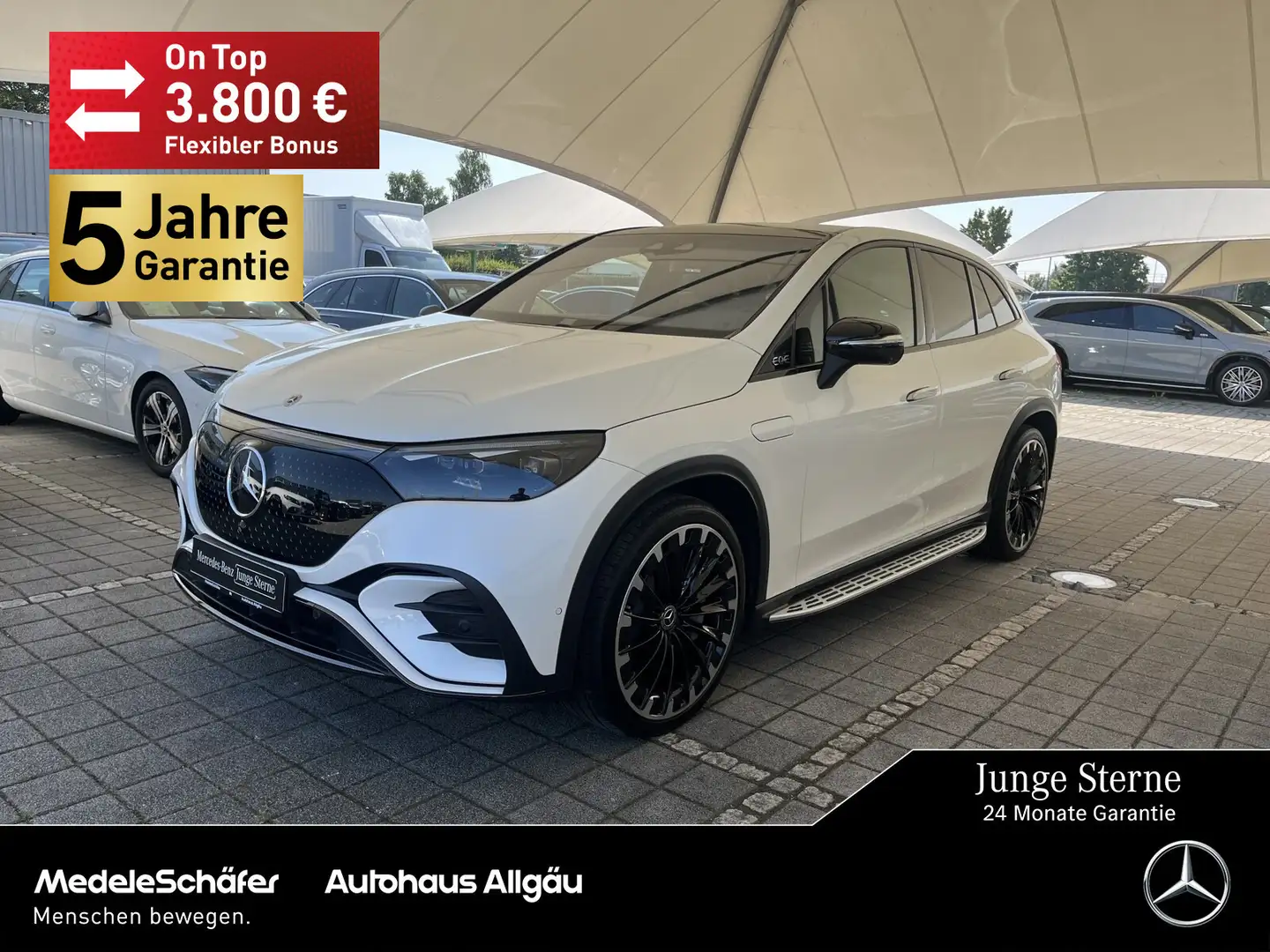 Mercedes-Benz EQE SUV EQE SUV 500 4M AMG 22" Hyper Airmatic AHK 360° Weiß - 1
