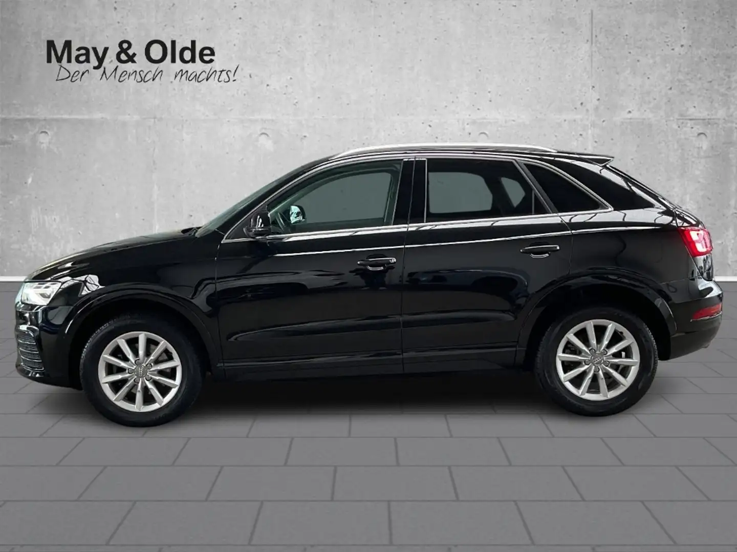 Audi Q3 2,0 TDI AHK Navi Leder Soundsy El. HK Klima Schwarz - 2