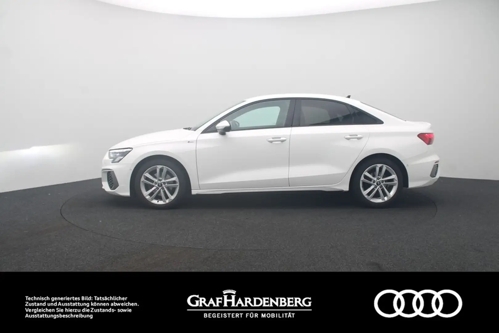 Audi A3 Lim. 35 TDI S line Virt.Cockpit LED Navi Blanc - 2