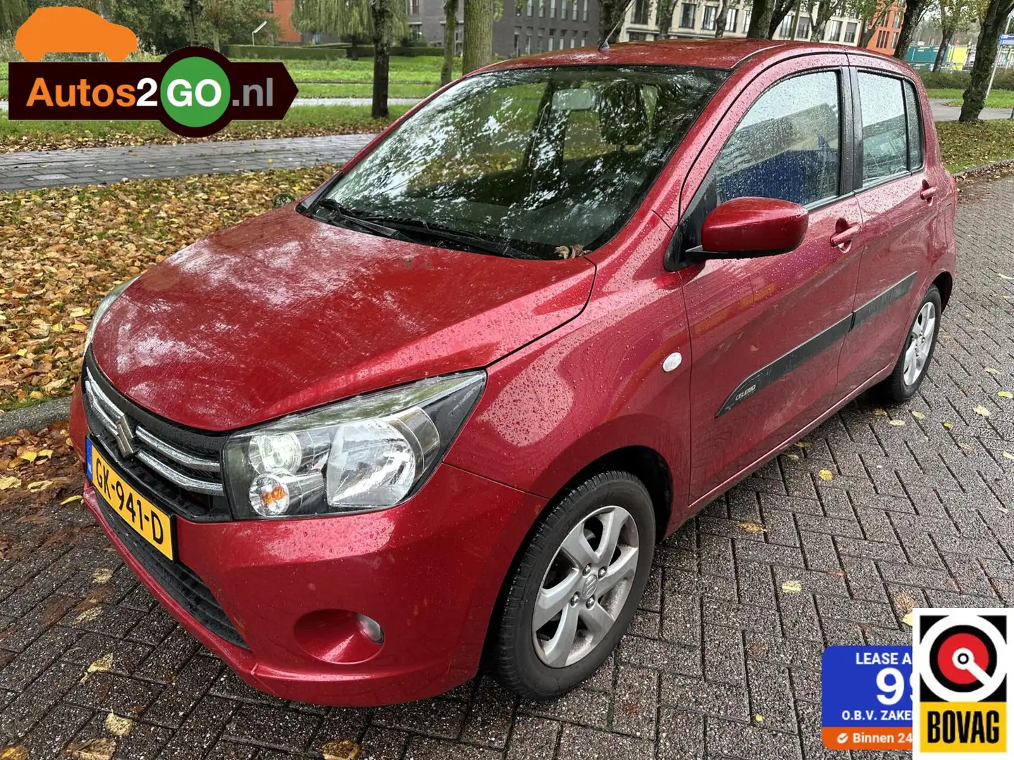 Suzuki Celerio 1.0 Comfort I Blutooth I trekhaak I airco I led I Rood - 1