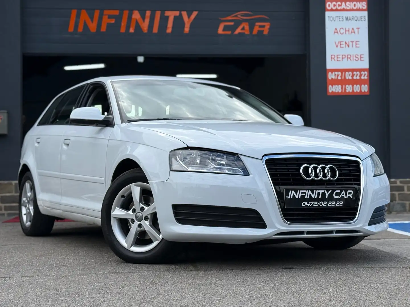 Audi A3 Sportback 1.6 TDi Ambition Start/Stop DPF S tronic Bianco - 1
