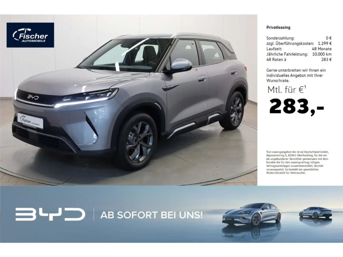 BYD Atto 2 Elektro Active Gris - 1