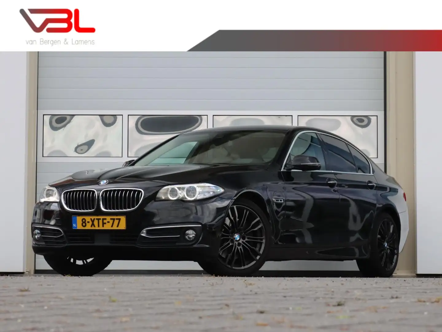 BMW 528 5-serie 528i 245PK High Executive | Memory | Head- Schwarz - 1