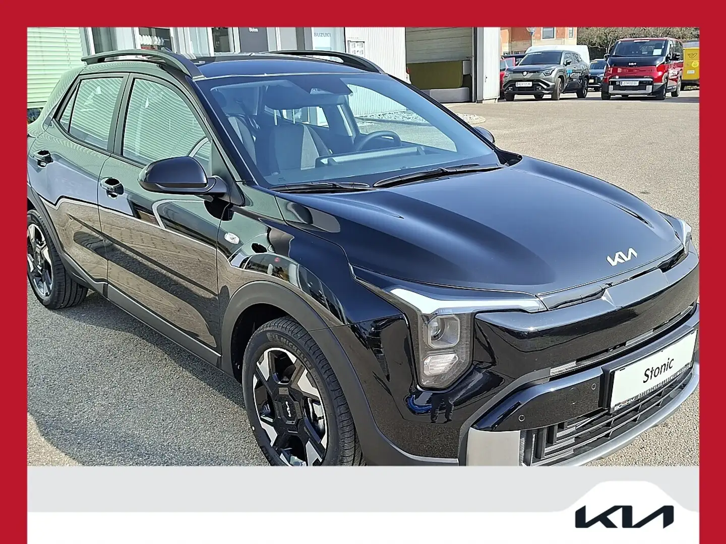 Kia Stonic 1,0 TGDI GPF ISG Titan Schwarz - 2