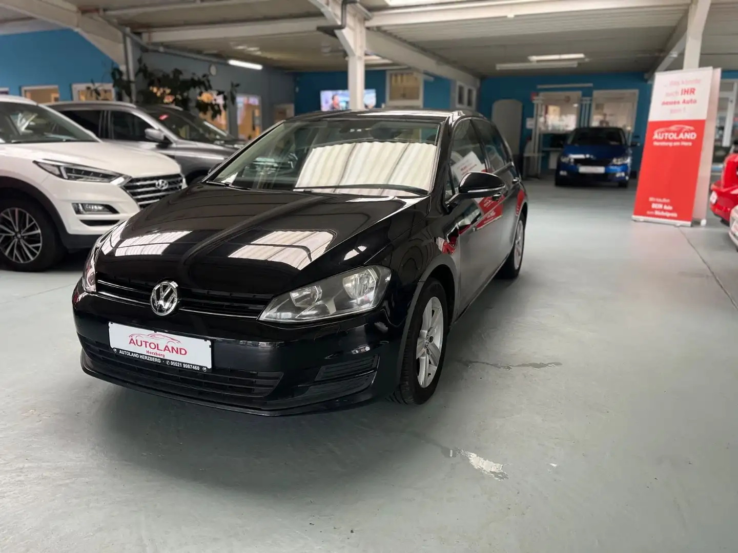 Volkswagen Golf VII Lim. Trendline SHZ PDC v+h Noir - 1