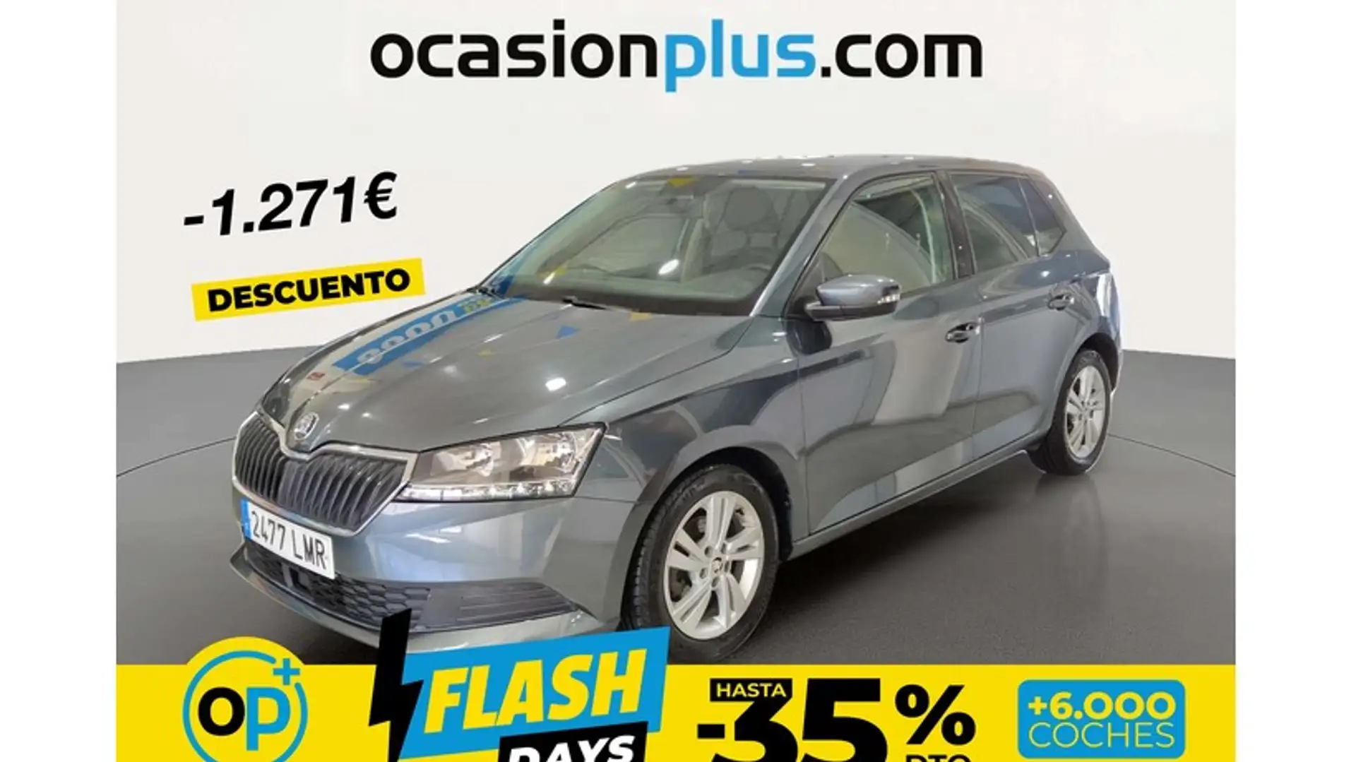 Skoda Fabia 1.0 TSI Ambition Plus 70kW Gris - 1