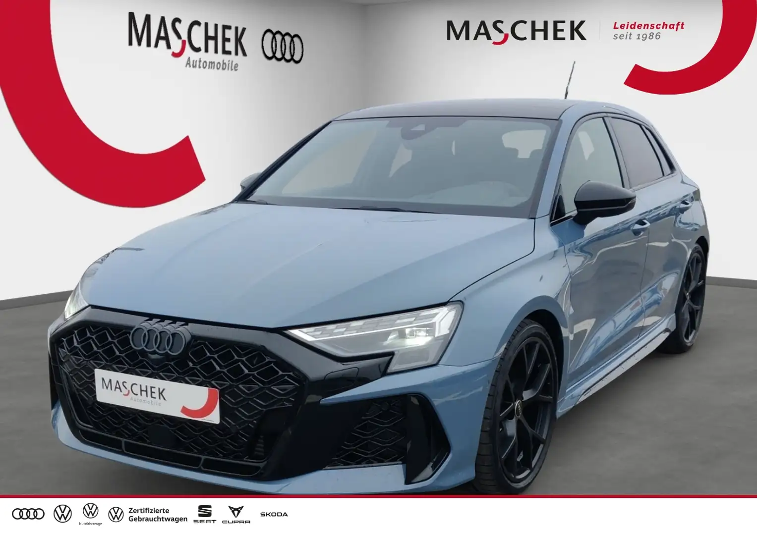 Audi RS3 RS 3 Sportback 2.5 TFSI Pano Matrix DesPak HuD SON siva - 1