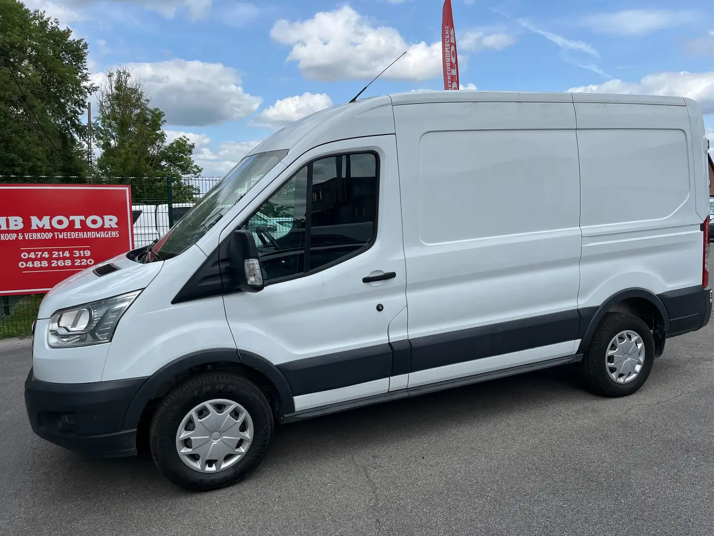 Ford Transit 2.0-T350-12950+BTW+TVA-L2H2-AIRCO-NAVI Blanc - 2