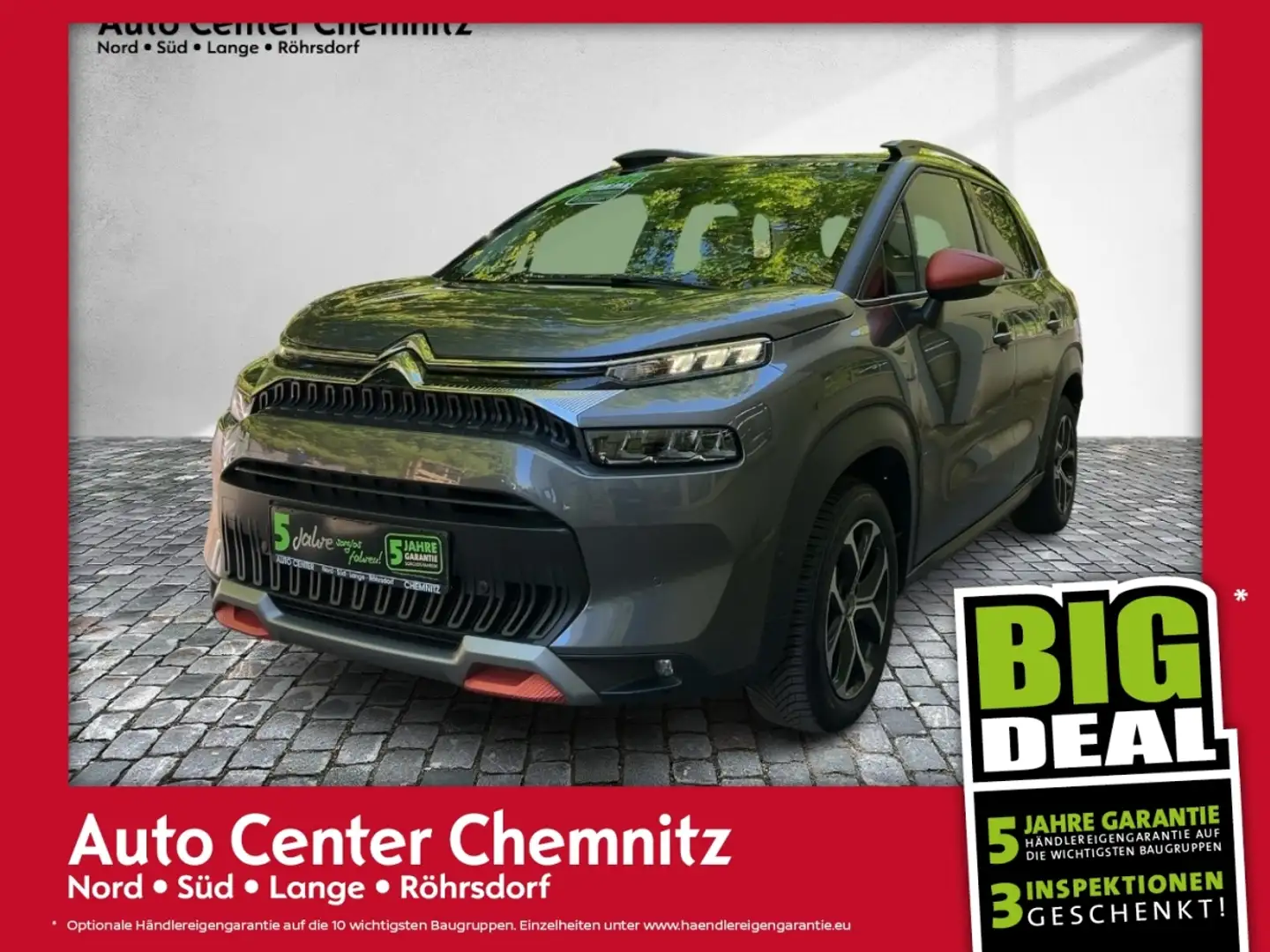 Citroen C3 Aircross 1.2 Shine LED/Navi/PDC/Kamera Grey - 1