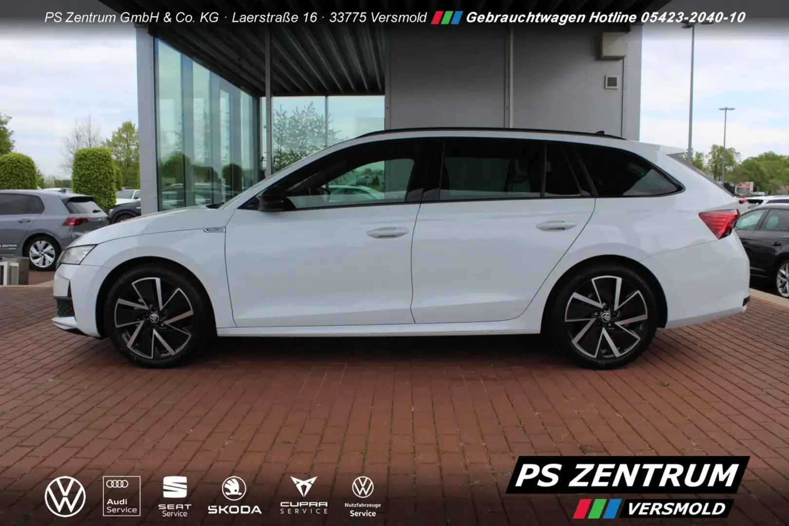 Skoda Octavia Combi 1.5 TSI DSG Sportline NAVI, LED, Weiß - 2