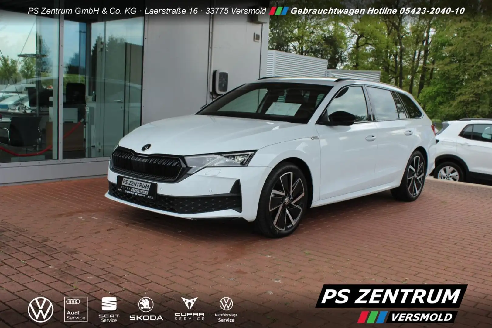 Skoda Octavia Combi 1.5 TSI DSG Sportline NAVI, LED, Weiß - 1