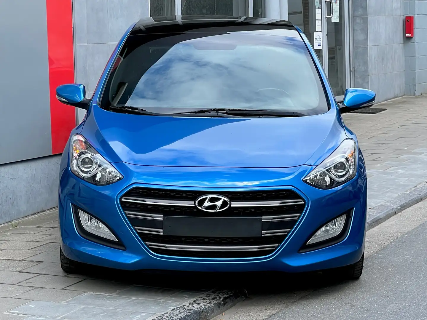 Hyundai i30 1.6 CRDi*SPORT*Euro6/GPS/ToitOuvrent/CT+CarPass OK Bleu - 2
