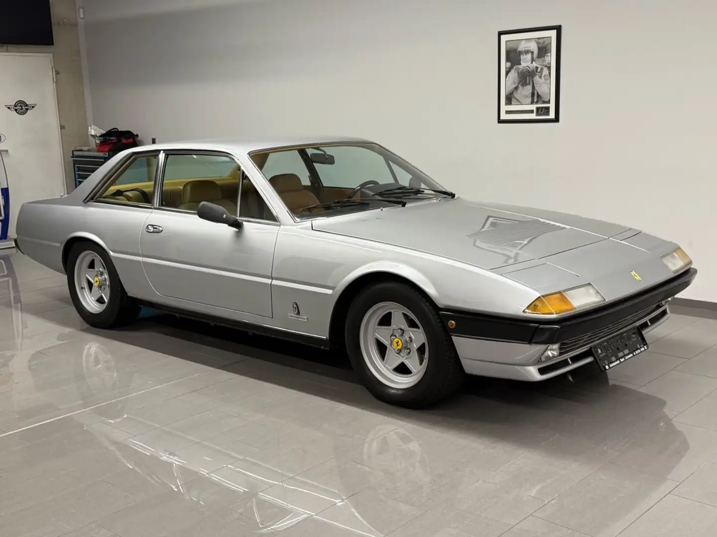 Ferrari 400 i. Aut. Vollleder Beige, Deutsch.TOP Angebot Silber - 1