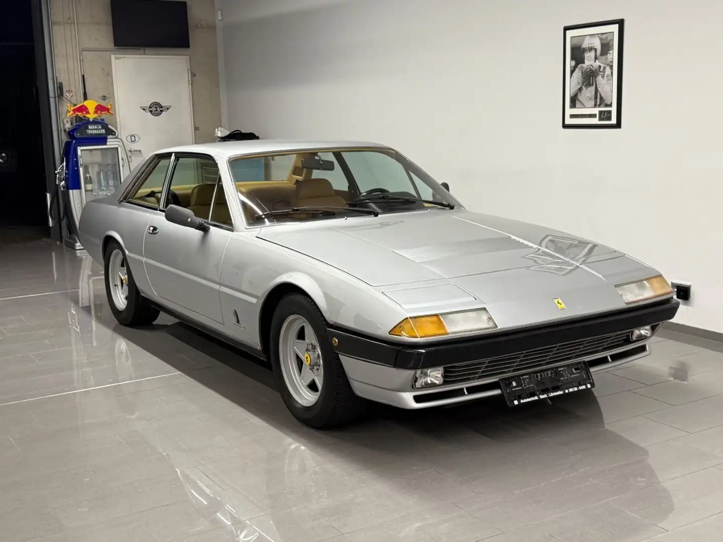 Ferrari 400 i. Aut. Vollleder Beige, Deutsch.TOP Angebot Silber - 2