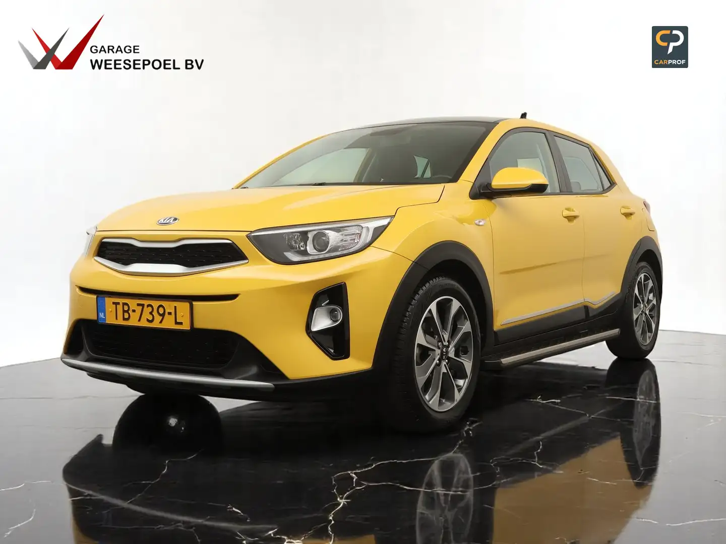 Kia Stonic 1.0 T-GDi 120PK ComfortPlusLine Navigator - Naviga Galben - 1