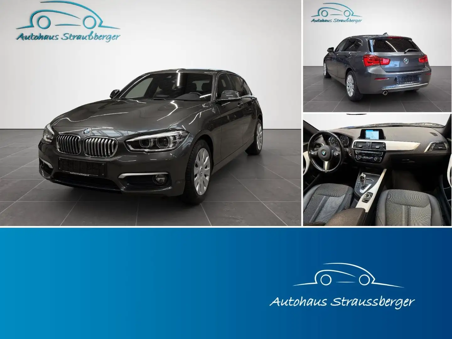 BMW 118 i Metropolitan Automatik Navi LED NP:38.000 Grau - 1