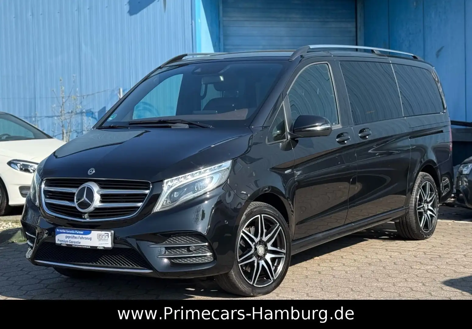 Mercedes-Benz V 220 d/250d L 4MATIC AMG-LINE|7-SITZER|AHK|360°| Negru - 1