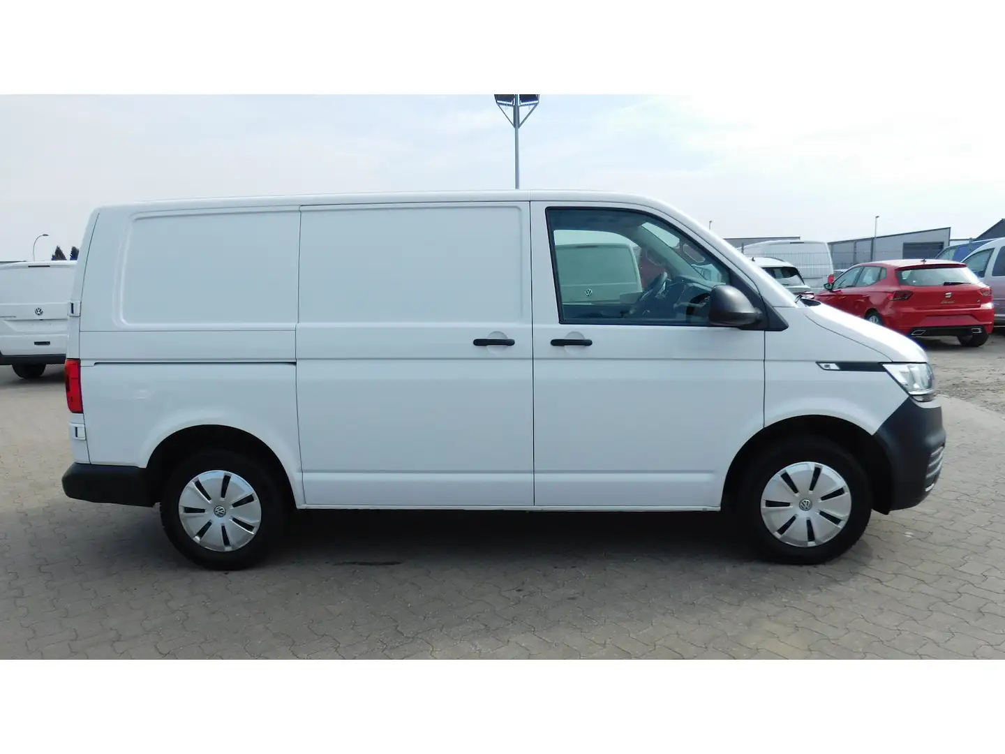 Volkswagen T6.1 Transporter Kasten 2.0 TDI BMT Navi Klima Blanco - 2