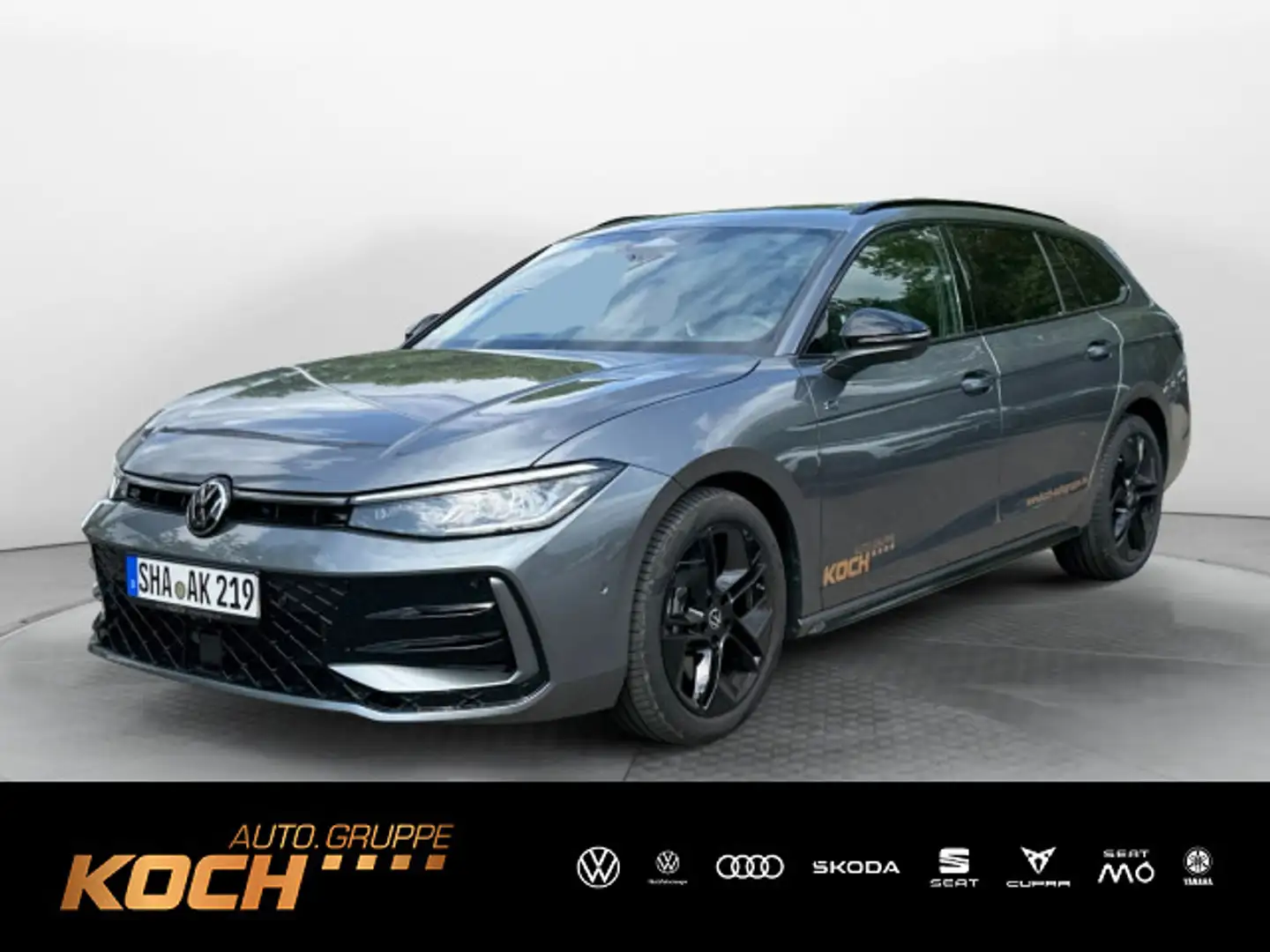 Volkswagen Passat Variant 2.0TDI R-Line DSG 4M Leder Navi L Grau - 1