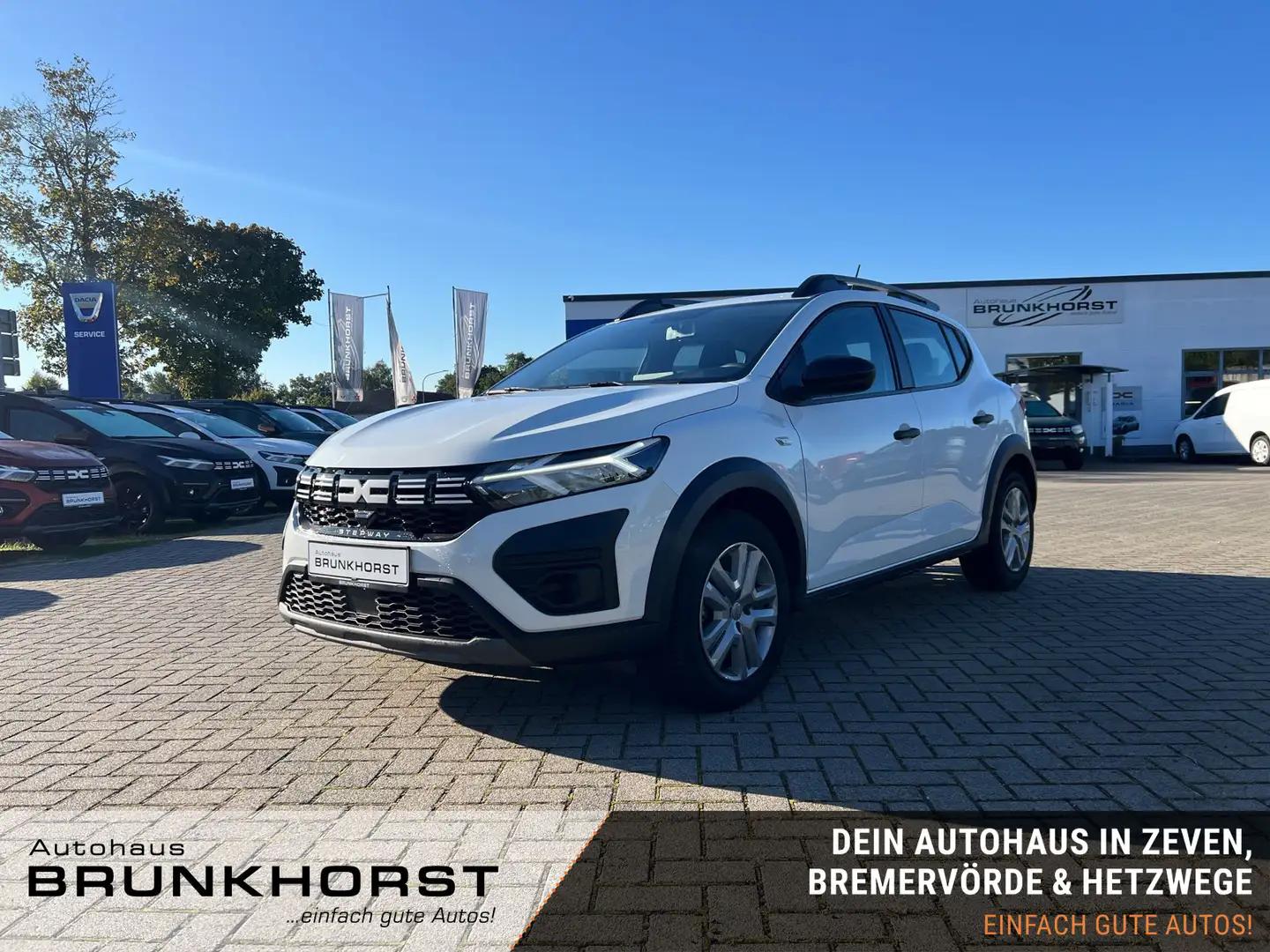 Dacia Sandero Stepway ECO-G 100 LPG Essential PDC+Klima+Carplay Weiß - 1