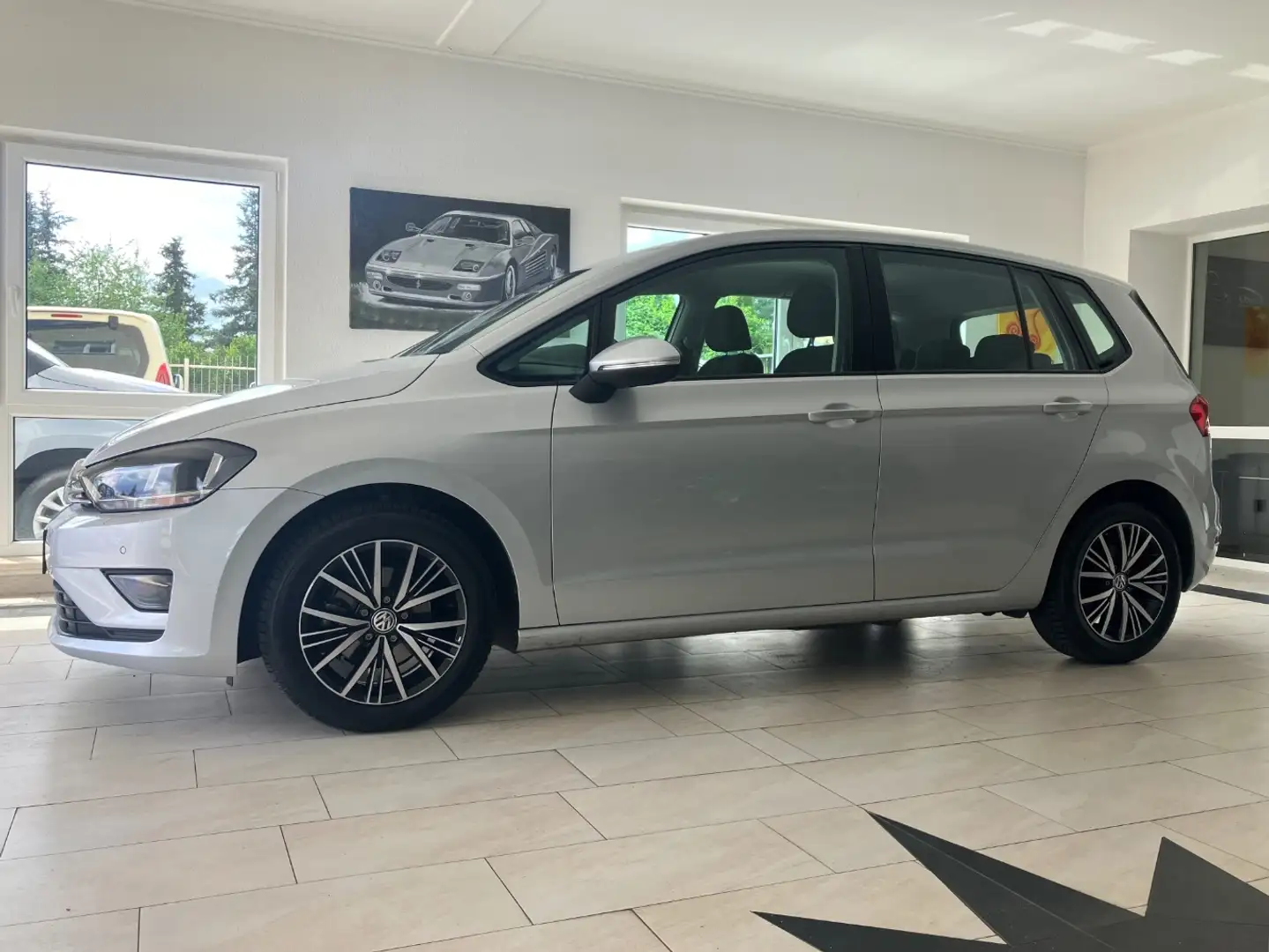 Volkswagen Golf Sportsvan 1.2 TSI Trendline DSG Parkhilfe Argento - 2