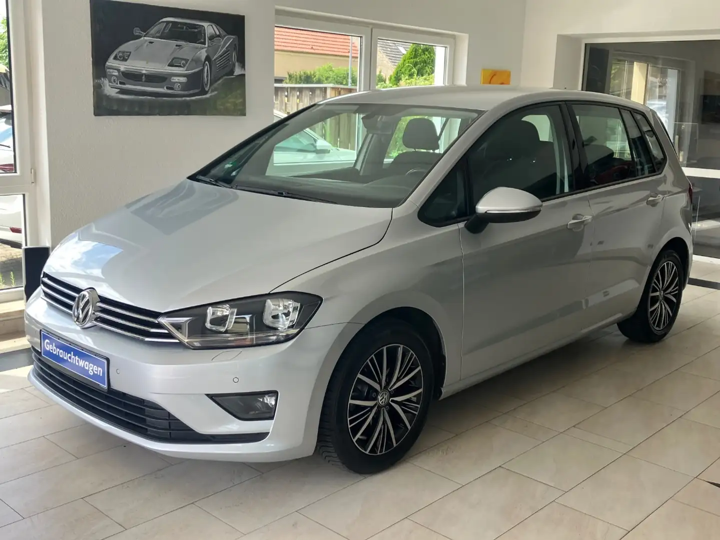 Volkswagen Golf Sportsvan 1.2 TSI Trendline DSG Parkhilfe Argento - 1