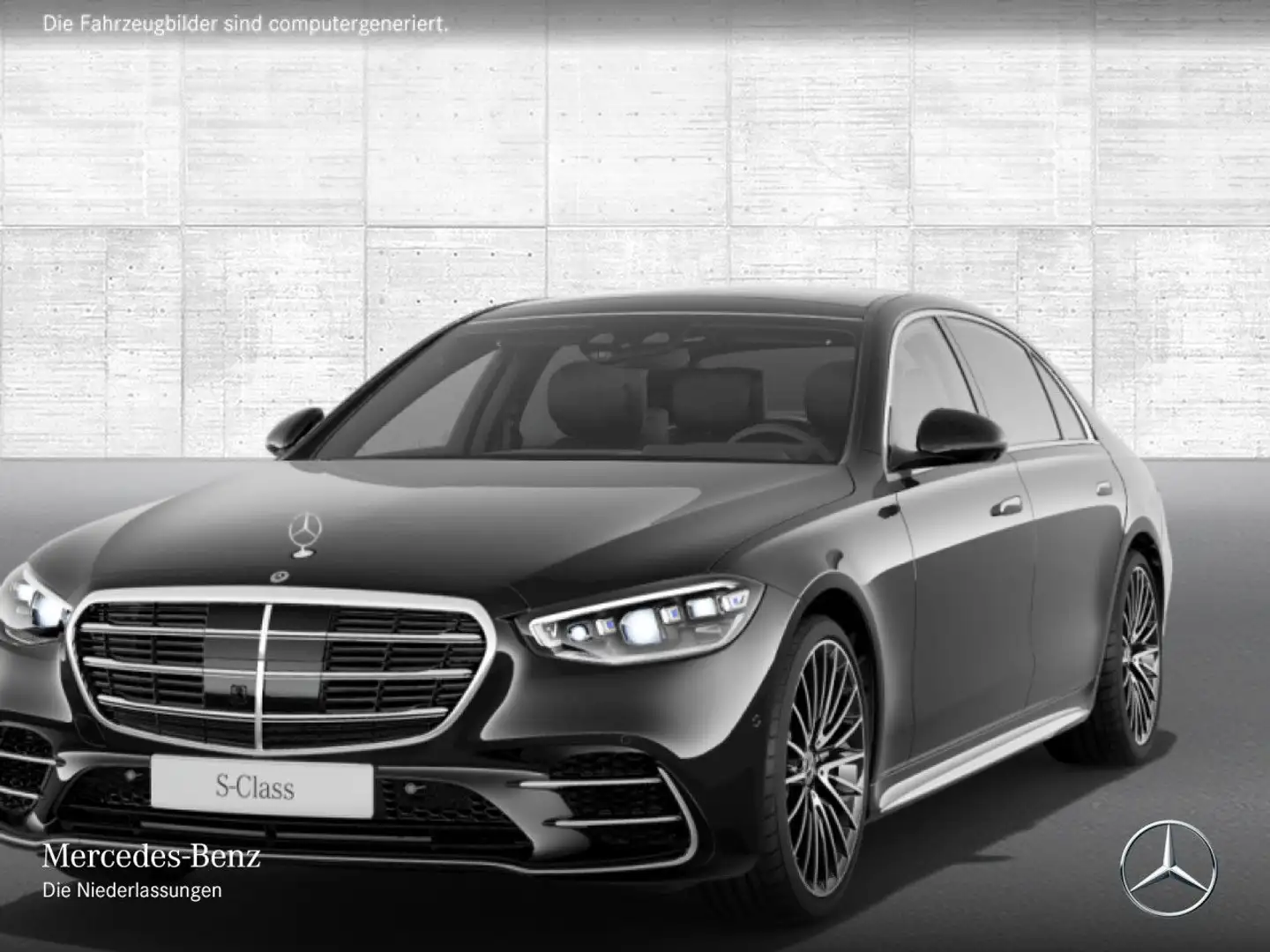 Mercedes-Benz S 600 S 580 L 4M AMG+PANO+360+DIGITAL-L+BURMESTER3D+21" Schwarz - 2
