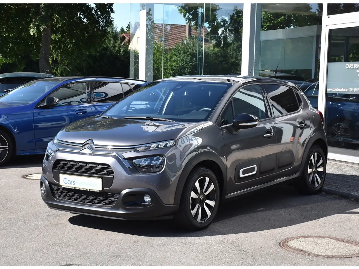 Citroen C3 1.2 PureTech Max 110 GPS LANE CAM KEYLESS 1°MAIN Gris - 2