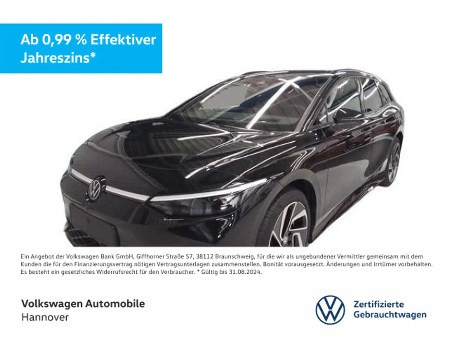 Volkswagen ID.7 Tourer 4Motion GTX Navi AHK IQ.Light ACC PD Schwarz - 1