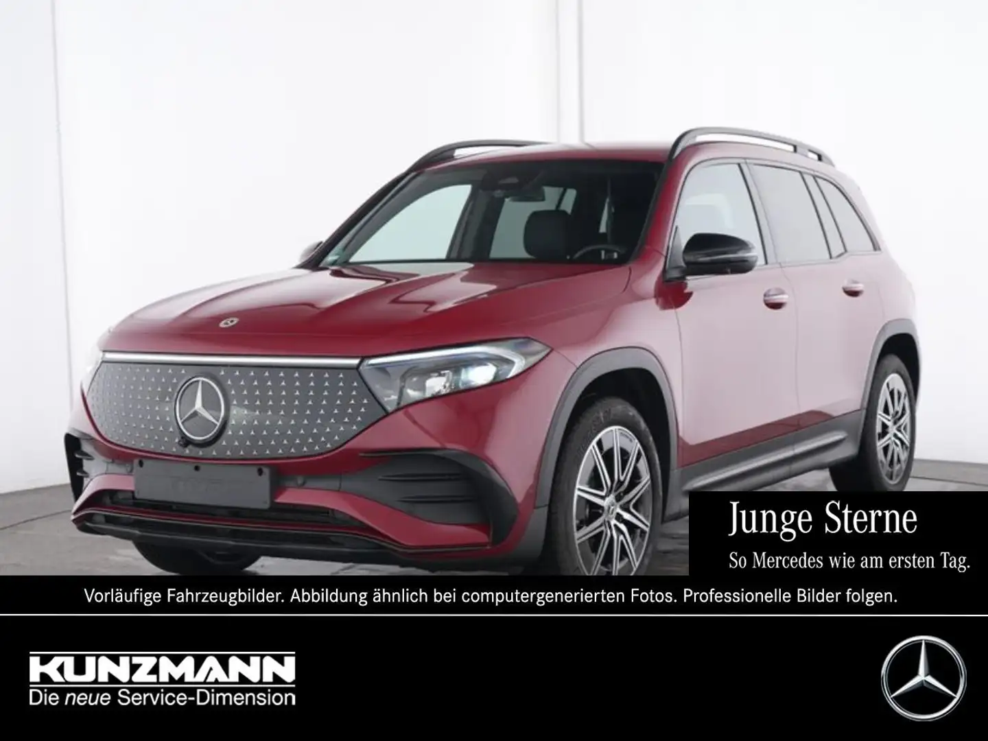 Mercedes-Benz EQB 300 4M AMG Night Burmester HeadUp 360° Rot - 1