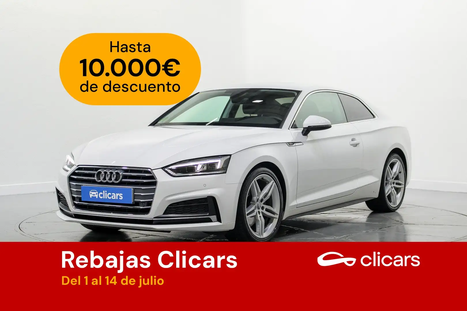 Audi A5 Coupé 35 TDI S line S tronic 110kW Blanc - 1