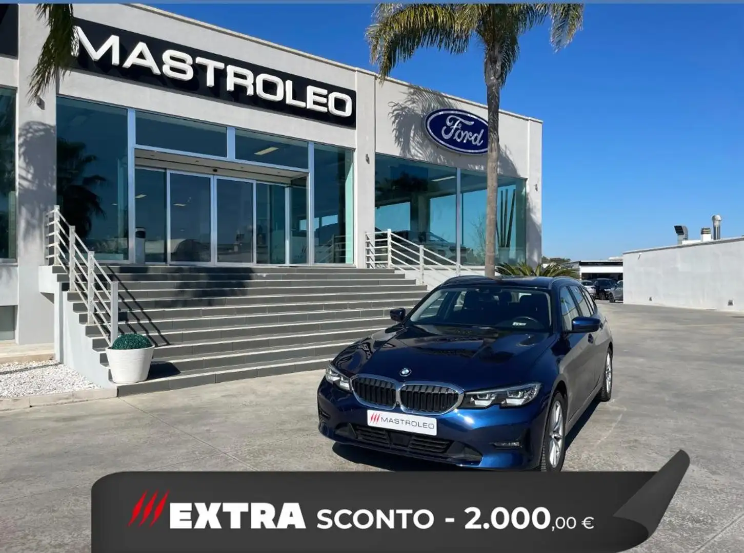 BMW 318 318d Touring Business Advantage auto,Km Certificat Bleu - 1